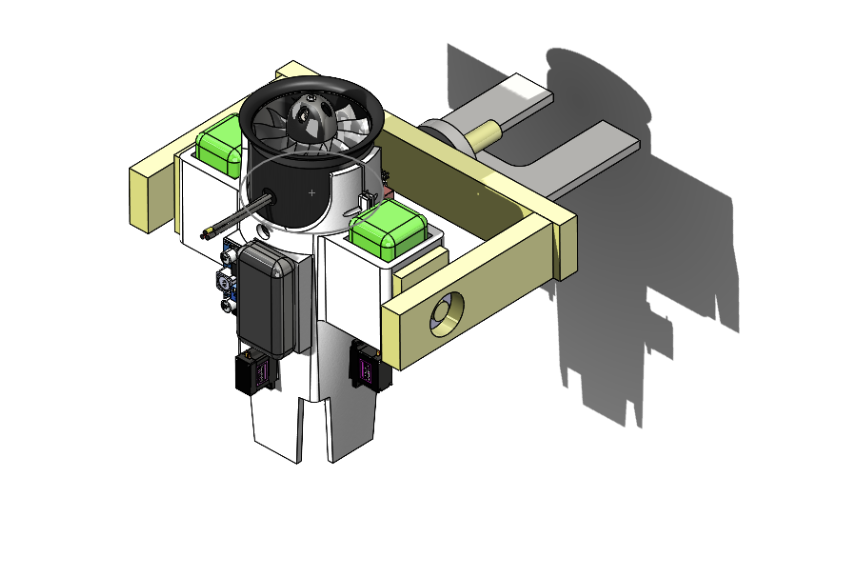 Thrust vector control diagram